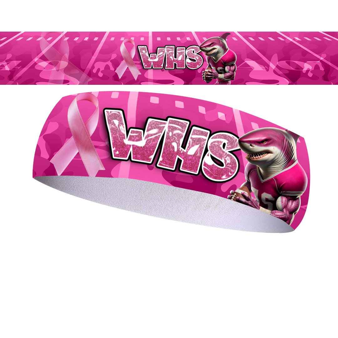 PinkOut Tackle Cancer Headband