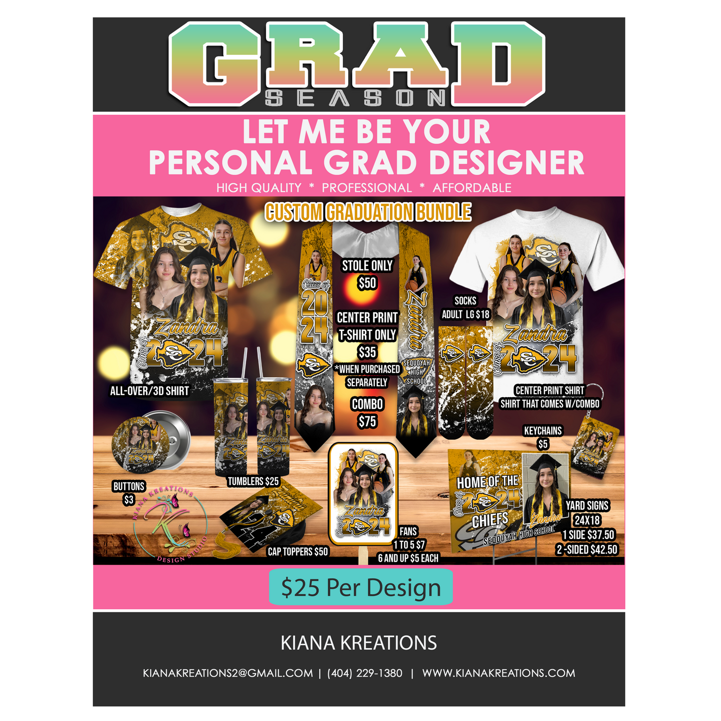 DFY Custom Digital Design by Kiana Kreations