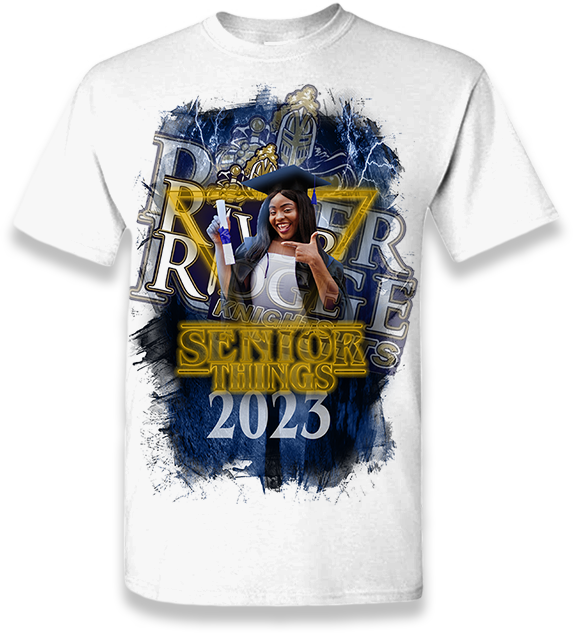 Graduation Center Print Shirts