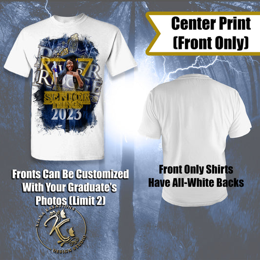 Graduation Center Print Shirts