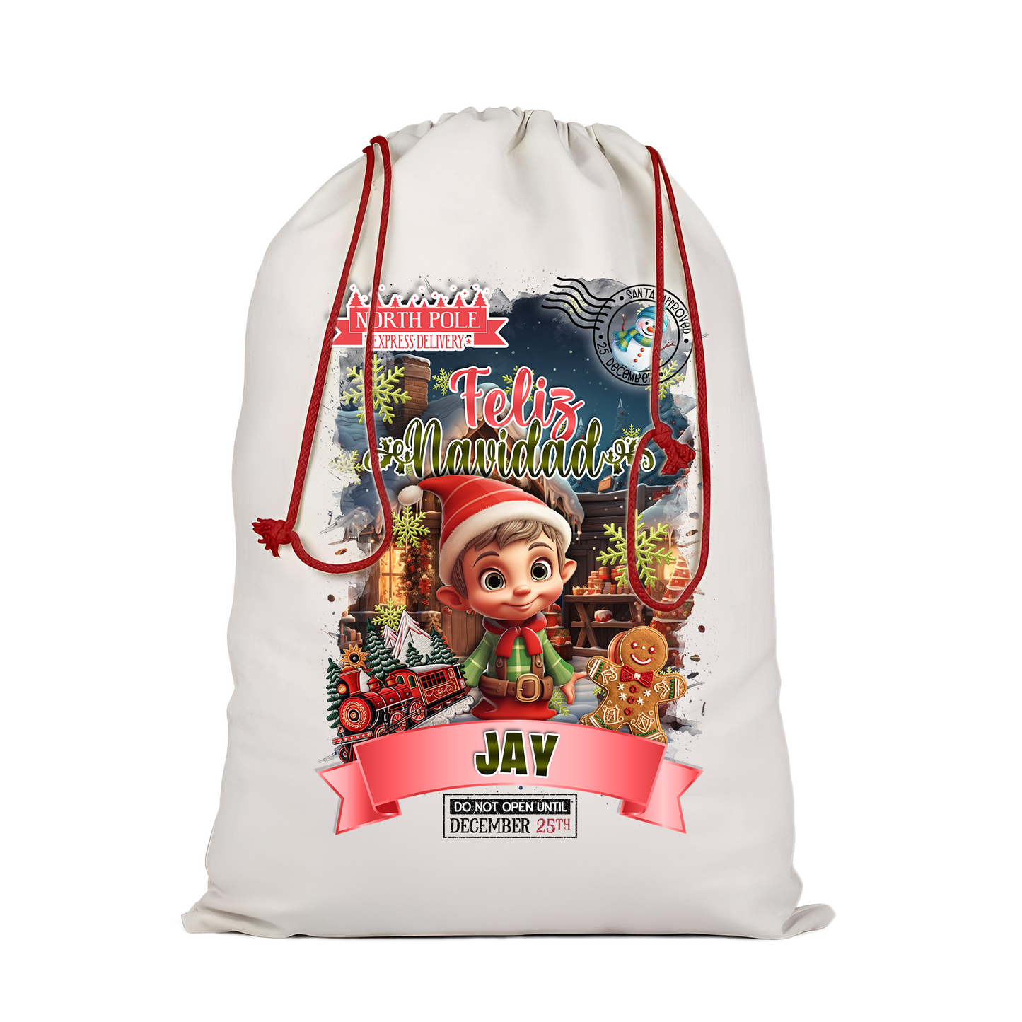 Personalized Christmas Santa Sack