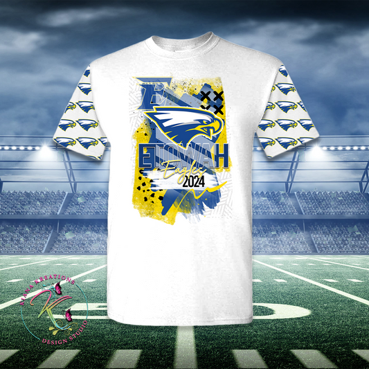 Cherokee County- Etowah Eagles Center Print Shirt