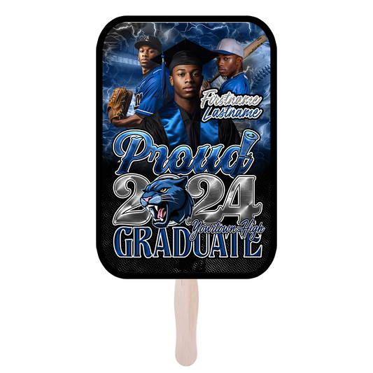 Proud Graduate 2024 Graduation Fan