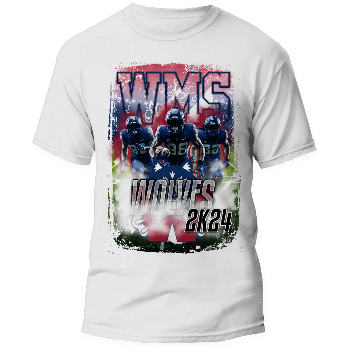 WMS-Inspired Center Print Shirt