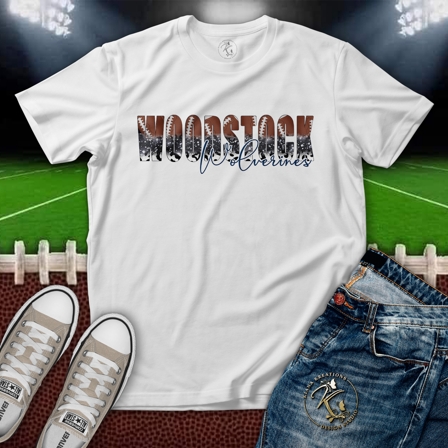 WHS- "Woodstock Wolverines" Center Print Shirt